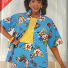BUTTERICK PATTERN 5476 SIZES 14 AND 16 MISSES' SHIRT AND SHORTS