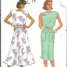 BUTTERICK PATTERN 5649 MISSES' DRESS IN TWO VARIATIONS SIZES PETITE/SM/MED
