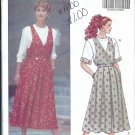 BUTTERICK PATTERN 5693 SIZES 6-8-10 MISSES' MOCK WRAP FRONT JUMPER & TOP