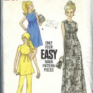 BUTTERICK PATTERN 5793 SIZE 12 MISSES' MATERNITY DRESS, TOP, PANTS