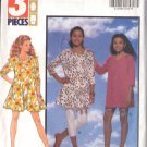 BUTTERICK PATTERN 6083 SZ 7-8-10 DATED 1992, GIRL'S DRESS, TOP, SHORTS, PANTS