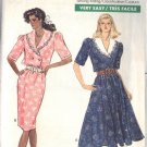 BUTTERICK PATTERN 6102 SIZE 14/16/18 MISSES' DRESS 2 VARIATIONS UNCUT