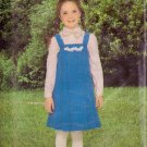 BUTTERICK PATTERN 6206 SIZES 7/8/10/12 GIRLS' JUMPER UNCUT
