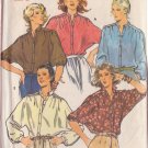 BUTTERICK PATTERN 6252 SIZE 8 MISSES' BLOUSE IN 5 VARIATIONS