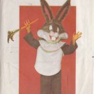 BUTTERICK PATTERN 6348 SIZES S, M, L CHILDREN'S COSTUME BUGS BUNNY UNCUT