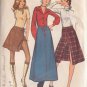 BUTTERICK PATTERN 6375 SIZE 24 WAIST MISSES' SKIRT AND SHORTS IN 2 VARIATIONS