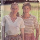 BUTTERICK PATTERN 6396 SIZE MD MISSES' TOP IN 2 VARIATIONS UNCUT
