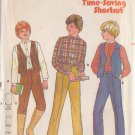 BUTTERICK PATTERN 6611 SIZE 12 BOYS' SHIRT, VEST AND PANTS UNCUT