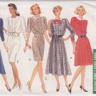 BUTTERICK PATTERN 6691 SIZES 6-8-10 MISSES' DRESS IN 5 VARIATIONS UNCUT