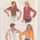 BUTTERICK PATTERN 6696 SIZE 12 MISSES' BLOUSE IN 4 VARIATIONS