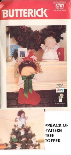 BUTTERICK 6767 PATTERN 1988 CHRISTMAS CRAFT PACKAGE UNCUT