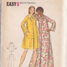 BUTTERICK PATTERN 6949 SIZE 8 MISSES' ROBES IN 2 LENGTHS UNCUT
