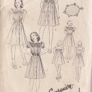BUTTERICK 40's PATTERN 8465 SZ 10 GIRL’S’ 1 PC FROCK 3 VARIATIONS NO APPLIQUE
