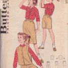 BUTTERICK PATTERN 9252 SIZE 12 GIRLS' SHIRT, SHORTS, SKIRT,JACKET