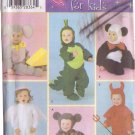SIMPLICITY PTRN 4859 SZ 1/2-2 COSTUMES BEAR, PANDA,DINOSAUR,MOUSE,DEVIL,MONKEY