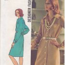 SIMPLICITY VINTAGE 1973 PATTERN 5731 SIZE 12 MISSES' BUTTON FRONT #1 DRESS #2