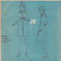 SIMPLICITY VINTAGE 1973 PATTERN 5731 SIZE 12 MISSES' BUTTON FRONT #1 DRESS #2