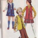 SIMPLICITY PTRN 8428 SZ 12.5 GIRL’S VEST BLOUSE SKIRT BELL BOTTOM PANTS UNCUT #1 SIMPLICITY PTRN 8428 SZ 12.5 GIRL’S VEST BLOUSE SKIRT BELL BOTTOM PANTS UNCUT #1