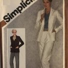 SIMPLICITY 9771 PATTERN MISSES' STRAIGHT LEG TROUSERS, LINED JACKET SIZE 14 SIMPLICITY 9771 PATTERN MISSES' STRAIGHT LEG TROUSERS, LINED JACKET SIZE 14