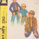 McCALL'S PATTERN 3352 SIZE 6 BOY'S SHIRT OR SHIRT JACKET