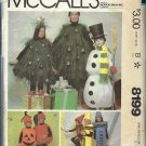 McCALL'S VINTAGE PATTERN 8199 SZ 2/4 PUMPKIN APPLE CRAYON SNOWMAN XMAS TREE