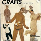 McCALL'S PATTERN P988 3351 SZ 2/4 CHILDS PANDA, KANGAROO, REINDEER & KOALA BEAR