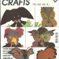 McCALL'S PATTERN 2133 MAKE A MASK BAT CHIPMONK PARROT BUTTERFLY WOODPECKER