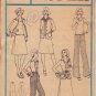 McCALL'S PATTERN 4844 SIZE 10 MISSES' SHIRT-JACKET, TOP, SKIRT, PANTS