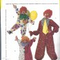 McCALL'S PATTERN 6719 SIZE 7/8 CHILDS CLOWN COSTUME 4 VERSIONS