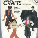 McCALL'S PATTERN 2622 SZ XS DRACULA HAREM GIRL GENIE PIRATE