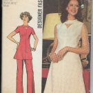 SIMPLICITY VINTAGE PATTERN 5009 MISSES' SIZE 12 #1 DESIGNER DRESS, TUNIC, PANTS UC