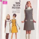 SIMPLICITY PATTERN 7825 SIZE 14 MISSES' JUMPER IN 3 VARIATIONS UNCUT