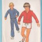 SIMPLICITY PATTERN 8449 SIZE 12 BOYS' UNLINED JACKET, HOOD, PANTS, SHORTS