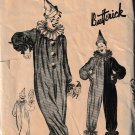 BUTTERICK VINTAGE  PATTERN 1694 SIZE 6-8 CHILD'S' CLOWN SUIT 2 VARIATIONS