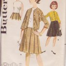 Butterick pattern 2372 size 8 for a girls' over blouse, jacket skirt  UNCUT