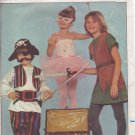 BUTTERICK PATTERN 4010 C SIZE 7 CHILD'S COSTUMES PETER PAN FAIRY PIRATE