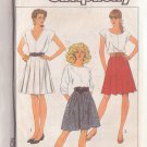 SIMPLICITY PATTERN 8439 SIZE 12 MISSES’ SKIRTS IN 3 VARIATIONS UNCUT