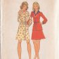 BUTTERICK VINTAGE PATTERN 3198  SIZE 8 MISSES' DRESS TOP SKIRT UNCUT