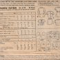 McCALL'S VINTAGE 1945 PATTERN 6139 SIZE 8 GIRLS' 2 PIECE SUIT, BLOUSE