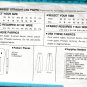 SIMPLICITY 5347 SIZE 10 VINTAGE PATTERN MISSES' STRAIGHT LEG PANTS UNCUT