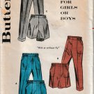 BUTTERICK PATTERN 9251 SIZE 6 WAIST 22" UNISEX CHILD'S PANTS AND SHORTS UNUSED BUTTERICK PATTERN 9251 SIZE 6 WAIST 22" UNISEX CHILD'S PANTS AND SHORTS UNUSED