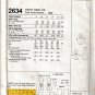 McCALL'S PATTERN 2634 SIZE 14 MISSES DRESS OR TOP, PANTS UNCUT