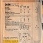 McCALL'S VINTAGE 1970 PATTERN 2696 SIZE MD 12/14 MISSES' ROBE IN 3 VERSIONS