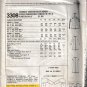 McCALL'S PATTERN 3308 SZ 14 MISSES' DRESS OR JUMPER