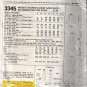 McCALL'S PATTERN 3445 SIZE 14 MISSES' DRESS IN 3 VARIATIONS