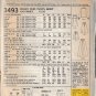 McCALL'S 3493 DATED 1973 SIZE 12 MISSES' VEST SHIRT SKIRT PANTS