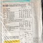 McCALL'S PATTERN 4720 SIZE 8 MISSES' DRESS OR TOP AND PANTS