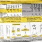 McCALL'S PATTERN 7584 SIZES PETITE 6-8, SMALL 10-12 MISSES' PULLOVER DRESS