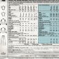 McCALL'S PATTERN 7800 SIZE 12 MISSES' VEST, BLOUSE AND SKIRT UNCUT