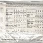 McCALL'S VINTAGE 1984 PATTERN 9313 SIZE 8 MISSES' PANTS IN 3 VERSIONS